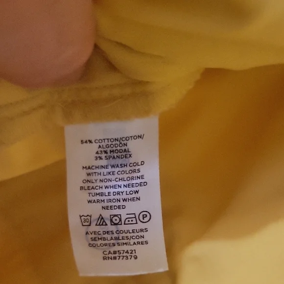 Ann Taylor Yellow Tie-Waist Trousers - Picture 9 of 10